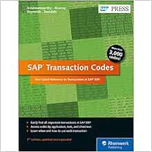 Read [KINDLE PDF EBOOK EPUB] SAP Transaction Codes: Your Quick Reference to T-Codes in SAP ERP (SAP