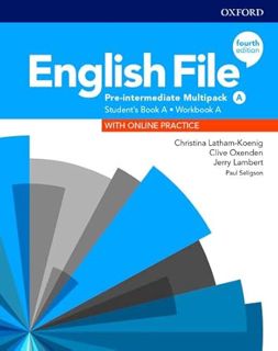 [GET] EPUB KINDLE PDF EBOOK English File: Pre-Intermediate: Student's Book/Workbook Multi-Pack A (En