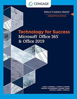 GET [EBOOK EPUB KINDLE PDF] Technology for Success and Shelly Cashman Series MicrosoftOffice 365 & O