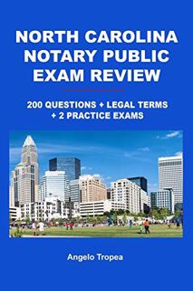 VIEW EPUB KINDLE PDF EBOOK North Carolina Notary Public Exam Review by  Angelo Tropea 💜