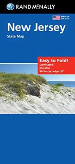Read [PDF EBOOK EPUB KINDLE] Rand McNally Easy To Fold: New Jersey State Laminated Map by  Rand McNa
