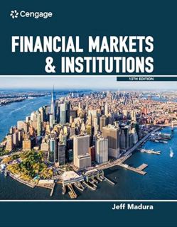 [Get] [PDF EBOOK EPUB KINDLE] Financial Markets & Institutions (MindTap Course List) by  Jeff Madura