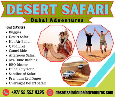 Hot Air Balloon Adventures Dubai - A Journey Above the Desert - 00971 55 553 8395