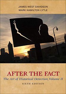 View [EPUB KINDLE PDF EBOOK] After the Fact: The Art of Historical Detection, Volume II by  James We