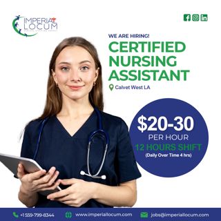 Join the Team: Certified Nursing Assistant at CalVet- West LA