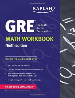 Access [PDF EBOOK EPUB KINDLE] GRE Math Workbook (Kaplan Test Prep) by  Kaplan 📃