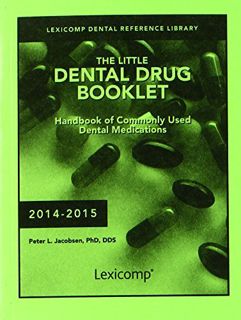 [ACCESS] KINDLE PDF EBOOK EPUB The Little Dental Drug Booklet by  Peter L. Jacobsen 💕