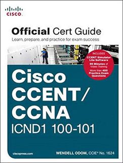 [GET] KINDLE PDF EBOOK EPUB Cisco CCENT/CCNA ICND1 100-101 Official Cert Guide by  Wendell Odom 🧡