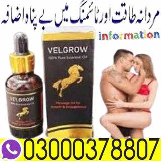 Velgrow oil in Pakistan Buy Online 03000378807!