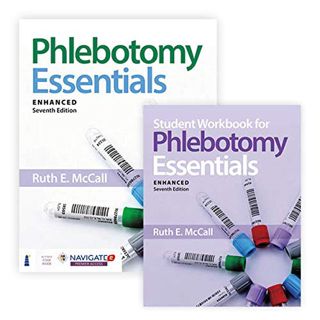 [View] KINDLE PDF EBOOK EPUB Phlebotomy Essentials + Student Workbook by  Ruth E. McCall 💞