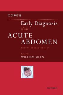 View PDF EBOOK EPUB KINDLE Cope's Early Diagnosis of the Acute Abdomen by  William Silen 📍