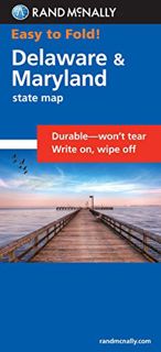 [READ] EPUB KINDLE PDF EBOOK Rand McNally Easy To Fold: Delaware, Maryland (Laminated Fold Map) by