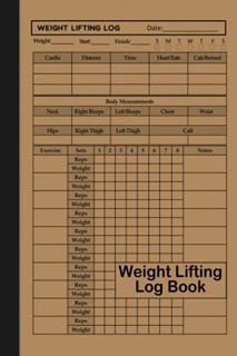 [View] [EPUB KINDLE PDF EBOOK] Weight Lifting Log Book: Fitness Logbook for Men and Women, Workout T