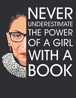 [View] KINDLE PDF EBOOK EPUB Never Underestimate The Power Of A Girl With A Book : Journal/ Notebook