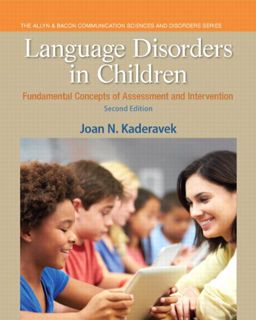 GET [PDF EBOOK EPUB KINDLE] Language Disorders in Children: Fundamental Concepts of Assessment and I