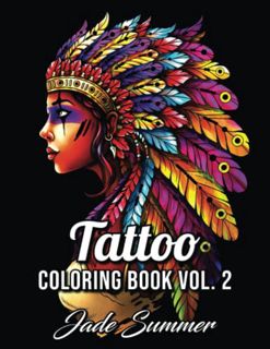 VIEW EPUB KINDLE PDF EBOOK Tattoo Coloring Book: An Adult Coloring Book with Awesome, Sexy, and Rela