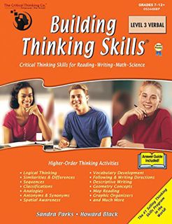 [ACCESS] [EPUB KINDLE PDF EBOOK] Building Thinking Skills Level 3 Verbal Workbook - Critical Thinkin