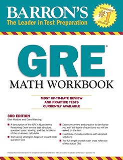[VIEW] [KINDLE PDF EBOOK EPUB] Barron's GRE Math Workbook, 3rd Edition by  Blair Madore &  David Fre