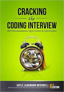 [VIEW] [EPUB KINDLE PDF EBOOK] Cracking the Coding Interview: 189 Programming Questions and Solution