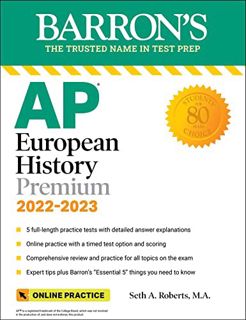 [Access] PDF EBOOK EPUB KINDLE AP European History Premium, 2022-2023: 5 Practice Tests + Comprehens