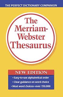 [READ] PDF EBOOK EPUB KINDLE The Merriam-Webster Thesaurus (Turtleback School & Library Binding Edit