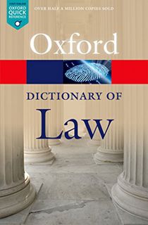 READ [EPUB KINDLE PDF EBOOK] A Dictionary of Law (Oxford Quick Reference) by  Jonathan Law 🖋️
