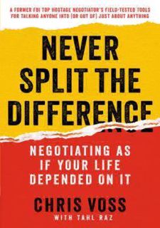 ⚡[PDF]✔ [READ [ebook]] Never Split the Difference: Negotiating As If Your Life Depended On It