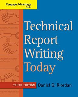 [READ] EPUB KINDLE PDF EBOOK Technical Report Writing Today by  Daniel Riordan 💔
