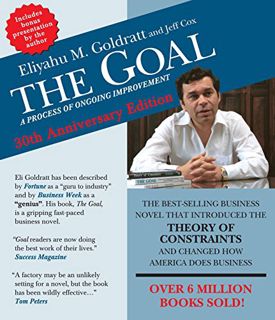 [Access] [EPUB KINDLE PDF EBOOK] The Goal: A Process of Ongoing Improvement - 30th Aniversary Editio