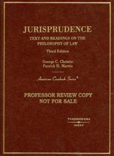 [GET] PDF EBOOK EPUB KINDLE Jurisprudence, Text and Readings on the Philosophy of Law (American Case