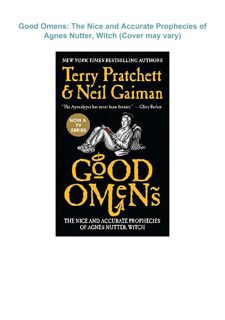 Download ⚡️[EBOOK]❤️ Good Omens: The Nice and Accurate Prophecies of Agnes Nutter, Witch (Cover