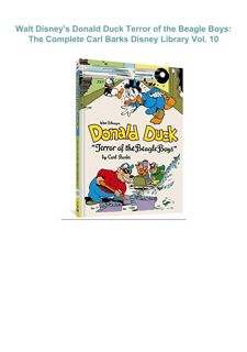 Download ⚡️(PDF)❤️ Walt Disney's Donald Duck Terror of the Beagle Boys: The Complete Carl Barks
