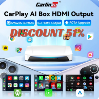2024 New CarlinKit Android 13 CarPlay AI Box HDMI Wireless CarPlay Android Auto TV Video Box
