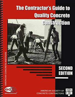 VIEW [EPUB KINDLE PDF EBOOK] The Contractor's Guide to Quality Concrete Construction by unknown 📘