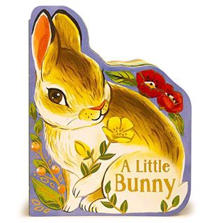 ACCESS KINDLE PDF EBOOK EPUB A Little Bunny - Children's Animal Shaped Board Book, Ages 1-5 by  Rosa