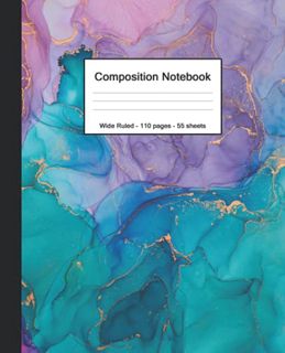 [READ] KINDLE PDF EBOOK EPUB Composition Notebook: Wide Ruled Paper Notebook Journal | Pretty Gold P