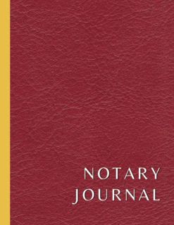 [Access] [EPUB KINDLE PDF EBOOK] Notary Journal: Official Notary Public Log Book | 2 Witness Section