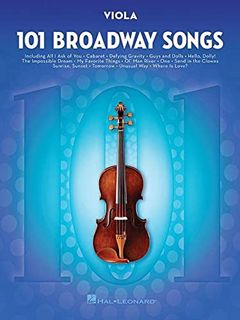 Read EPUB KINDLE PDF EBOOK 101 Broadway Songs for Viola by  Hal Leonard Corp. 💝