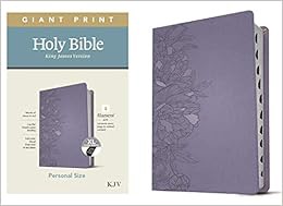 P.D.F. ⚡️ DOWNLOAD KJV Personal Size Giant Print Holy Bible (Red Letter, LeatherLike, Peony Lavender
