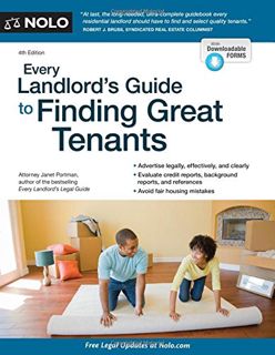 [View] [EPUB KINDLE PDF EBOOK] Every Landlord's Guide to Finding Great Tenants by  Janet Portman Att