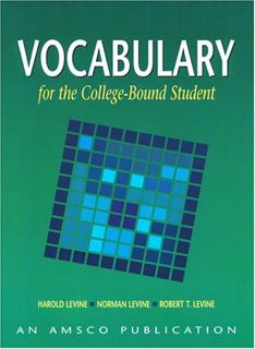 [GET] [KINDLE PDF EBOOK EPUB] Vocabulary for the College Bound Student by  Harold Levine,Norman Levi