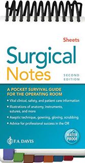 [Access] PDF EBOOK EPUB KINDLE Surgical Notes by  Susan D. Sheets ✏️