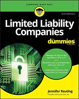 GET [KINDLE PDF EBOOK EPUB] Limited Liability Companies For Dummies (For Dummies (Business & Persona