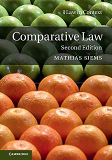 [Access] PDF EBOOK EPUB KINDLE Comparative Law (Law in Context) by  Mathias Siems 🖍️