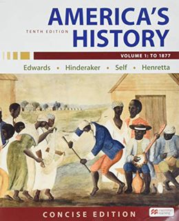 [GET] [EBOOK EPUB KINDLE PDF] America's History: Concise Edition, Volume 1 by  Rebecca Edwards,Eric