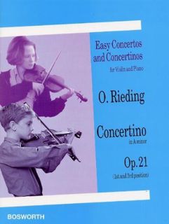 [GET] [PDF EBOOK EPUB KINDLE] Concertino in A Minor for Violin and Piano Op. 21 (Easy Concertos and