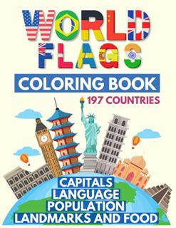 Read KINDLE PDF EBOOK EPUB World Flags Coloring Book: Learn All Countries of the World / Geography G