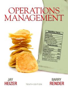 View [PDF EBOOK EPUB KINDLE] Operations Management by  Jay Heizer &  Barry Render 📚