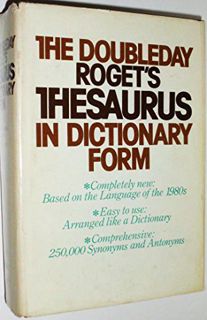 Get EBOOK EPUB KINDLE PDF The Doubleday Roget's Thesaurus in Dictionary Form by  Sidney I. Landau &