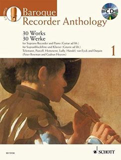 View KINDLE PDF EBOOK EPUB Baroque Recorder Anthology - Vol. 1: 30 Works Soprano Recorder and Piano
